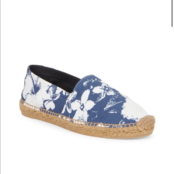 NWT Saint Laurent Hibiscus Print espadrilles - Picture 2 of 14